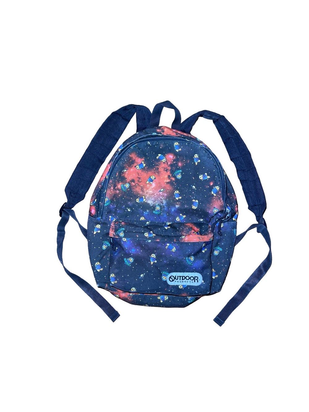 Outdoor Products Funassyi Collaboration Backpack Orange Galaxy Minions
